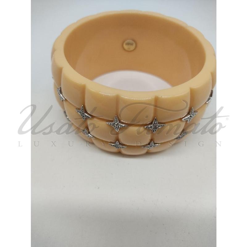 BRACCIALE RIGIDO AVORIO  | Mercatino dell'Usato Roma parioli 3