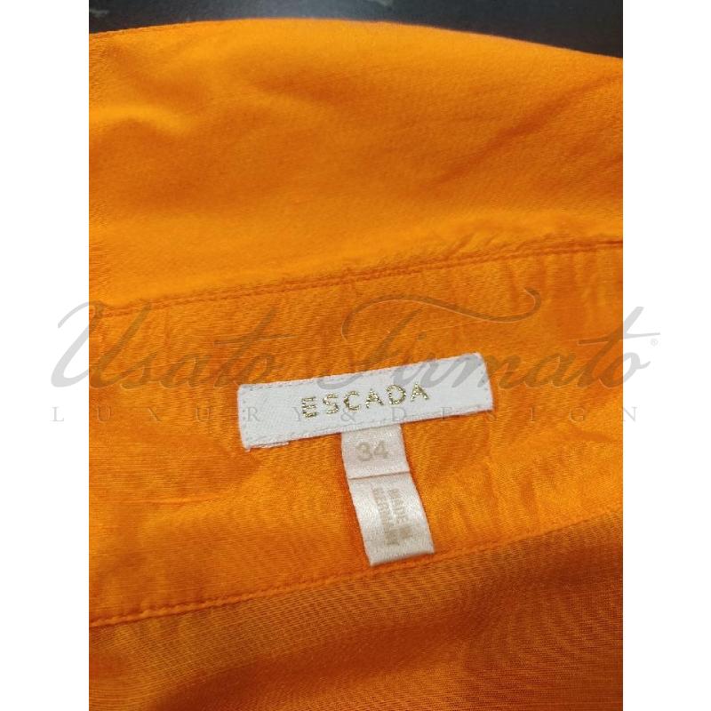 CAMICIA DONNA ESCADA ARANCIO TG. 34 | Mercatino dell'Usato Roma parioli 4