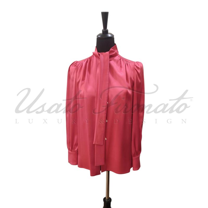 CAMICIA DONNA PRADA CORALLO SETA TG. 36 | Mercatino dell'Usato Roma parioli 1
