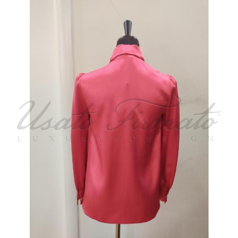 CAMICIA DONNA PRADA CORALLO SETA TG. 36 | Mercatino dell'Usato Roma parioli 3