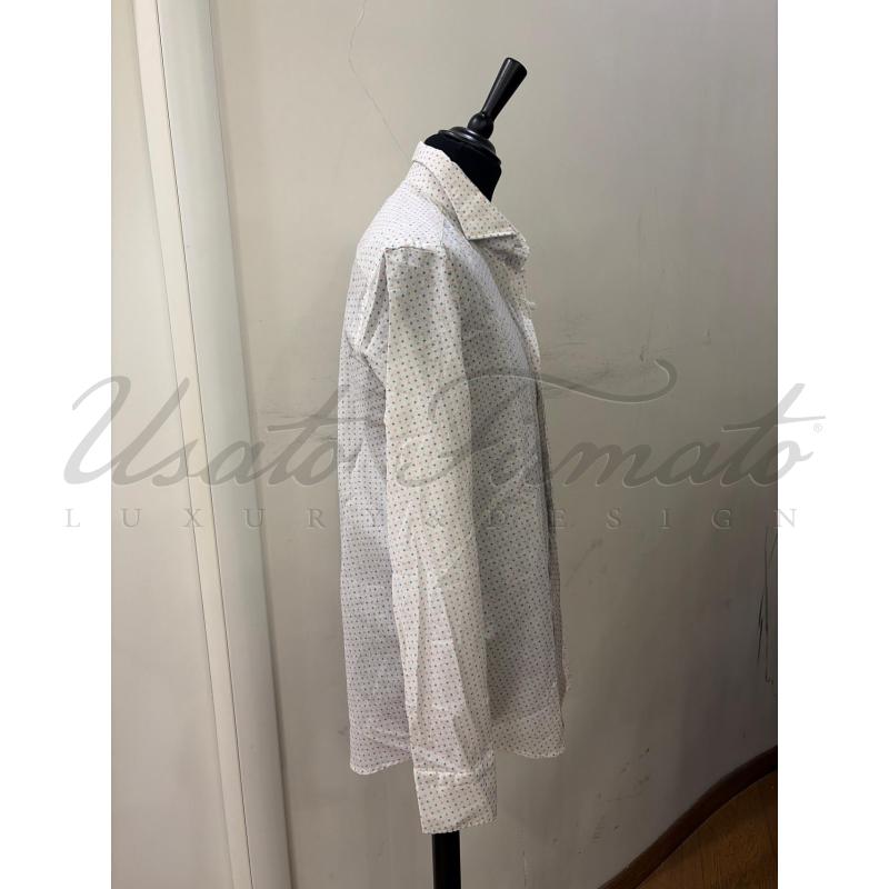 CAMICIA UOMO BASTONCINO BIANCA TG 42 | Mercatino dell'Usato Roma parioli 2