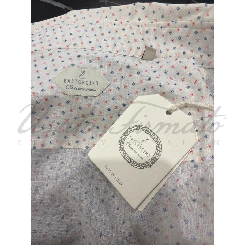 CAMICIA UOMO BASTONCINO BIANCA TG 42 | Mercatino dell'Usato Roma parioli 4