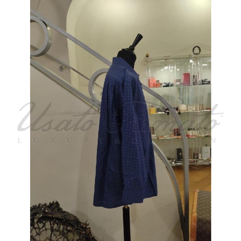 CAMICIA UOMO CHRISTIAN DIOR BLU TG  16 | Mercatino dell'Usato Roma parioli 2