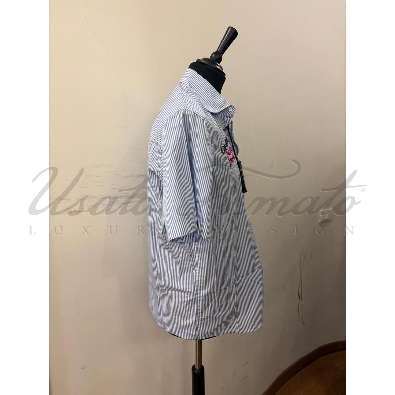 CAMICIA UOMO DSQUARED S RIGHE BLU TG 46 | Mercatino dell'Usato Roma parioli 2