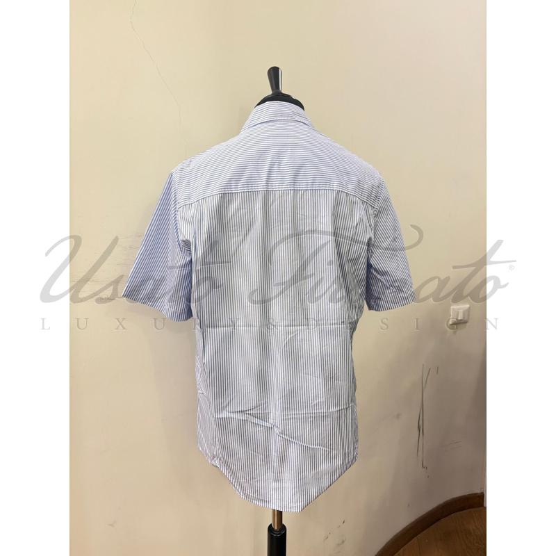 CAMICIA UOMO DSQUARED S RIGHE BLU TG 46 | Mercatino dell'Usato Roma parioli 3