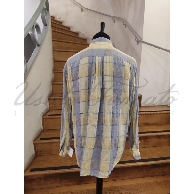 CAMICIA UOMO ETRO CELESTE LINO TG. 41 | Mercatino dell'Usato Roma parioli 3