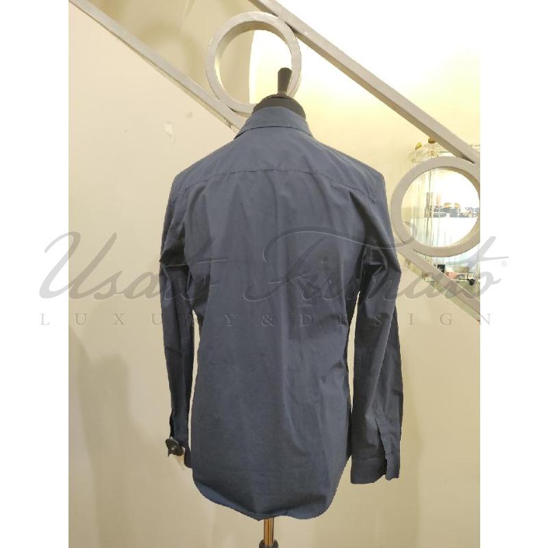 CAMICIA UOMO FENDI BLU TG 39 | Mercatino dell'Usato Roma parioli 3
