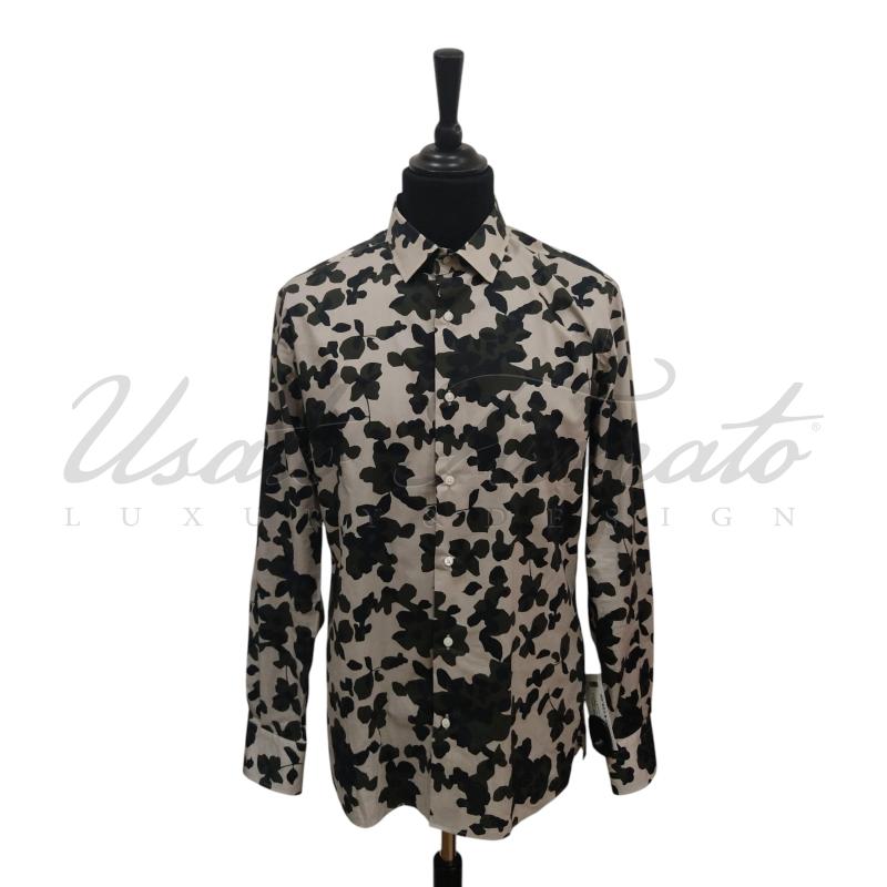 CAMICIA UOMO FENDI CAMOUFLAGE VERDE TG 41 | Mercatino dell'Usato Roma parioli 1