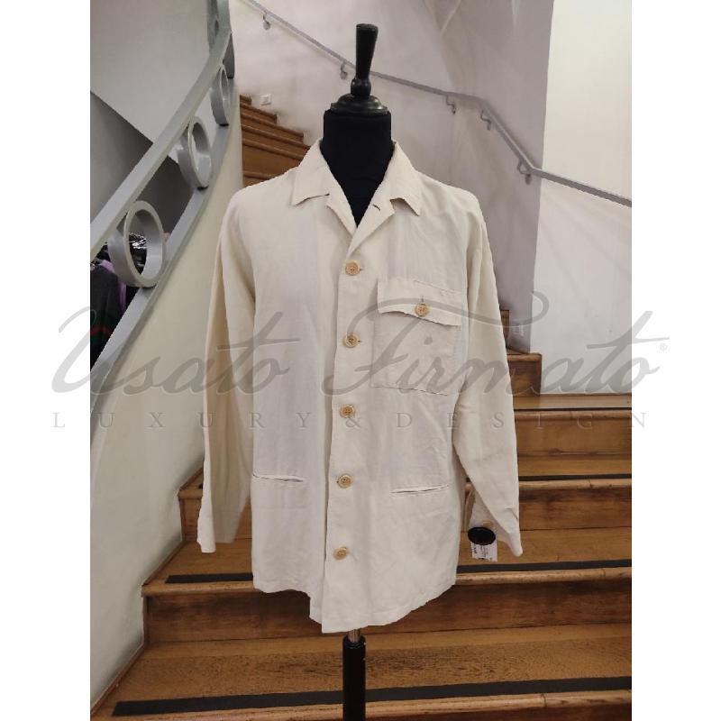 CAMICIA UOMO GIANFRANCO FERRE BEIGE TG. 50 | Mercatino dell'Usato Roma parioli 1
