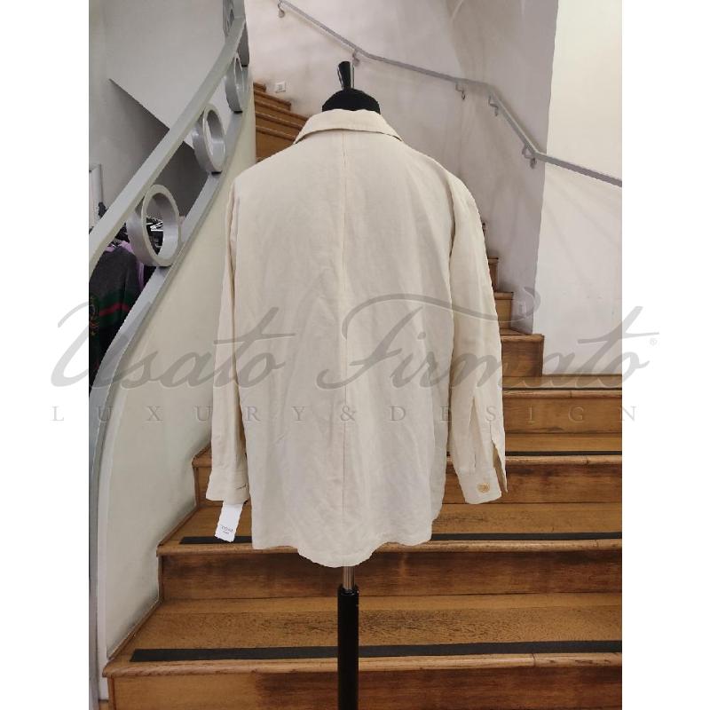 CAMICIA UOMO GIANFRANCO FERRE BEIGE TG. 50 | Mercatino dell'Usato Roma parioli 3