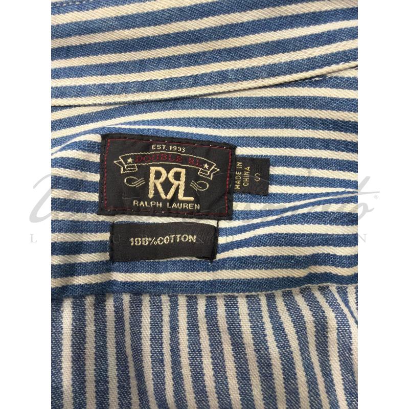 CAMICIA UOMO RALPH LAUREN BLU RIGHE TG S | Mercatino dell'Usato Roma parioli 4