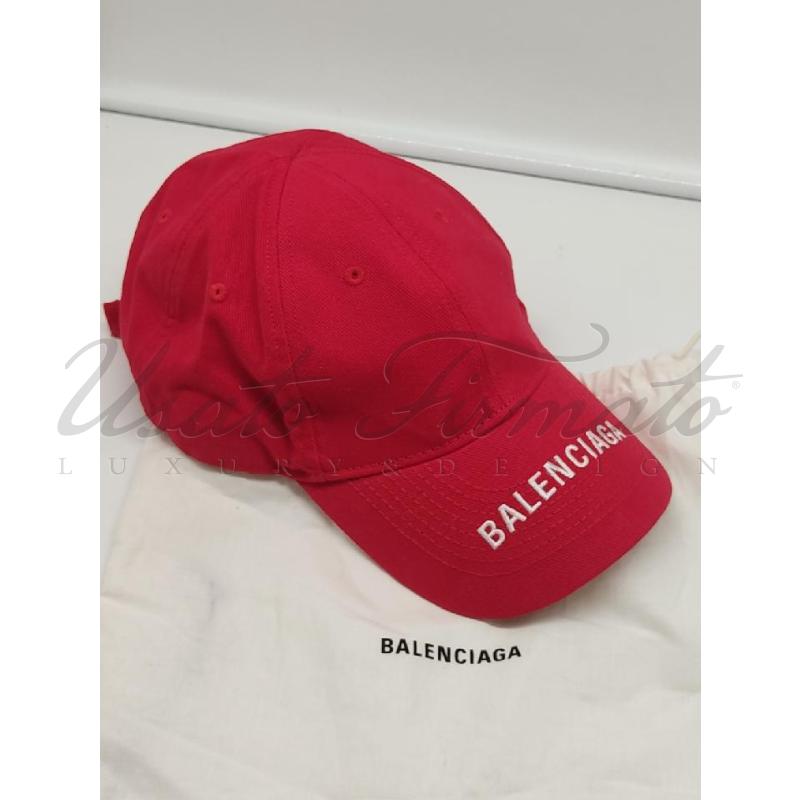 CAPPELLO BALENCIAGA VISIERA ROSSA  | Mercatino dell'Usato Roma parioli 1