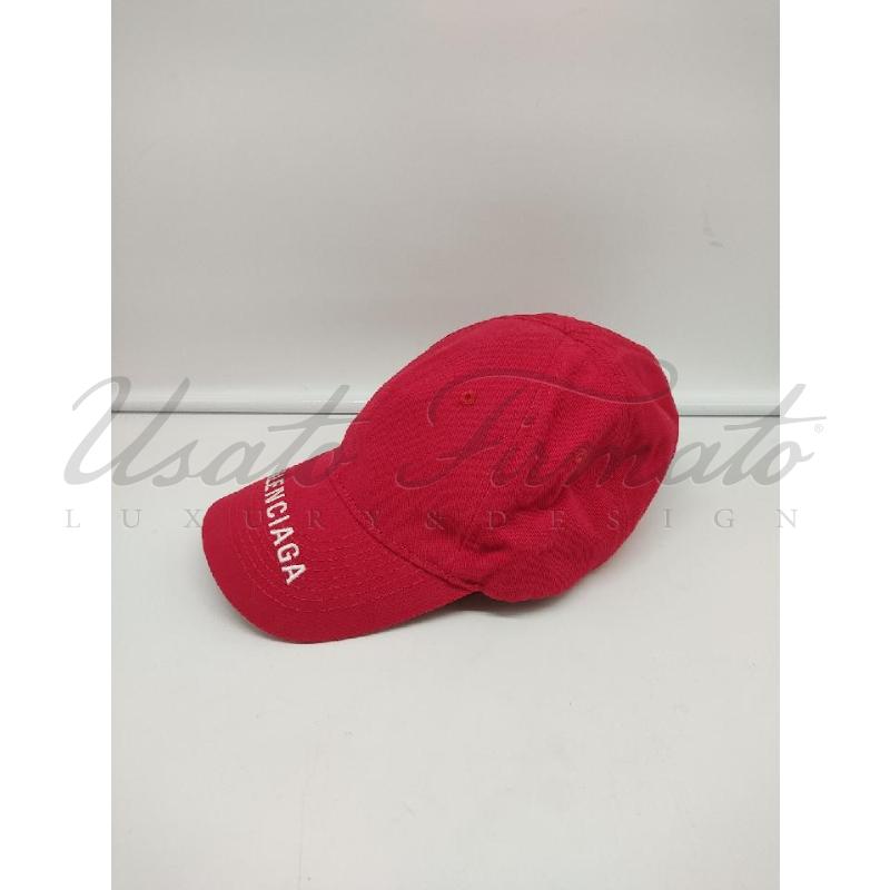 CAPPELLO BALENCIAGA VISIERA ROSSA  | Mercatino dell'Usato Roma parioli 2