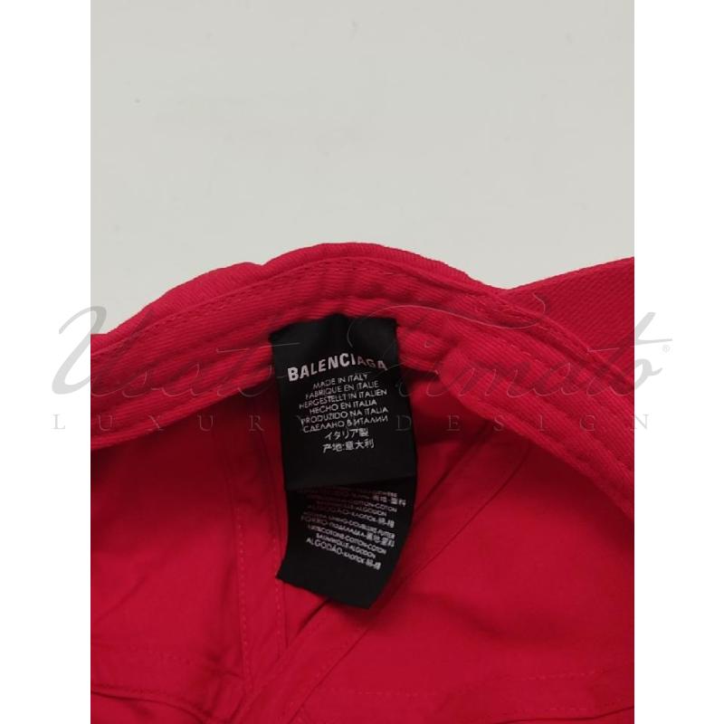 CAPPELLO BALENCIAGA VISIERA ROSSA  | Mercatino dell'Usato Roma parioli 3