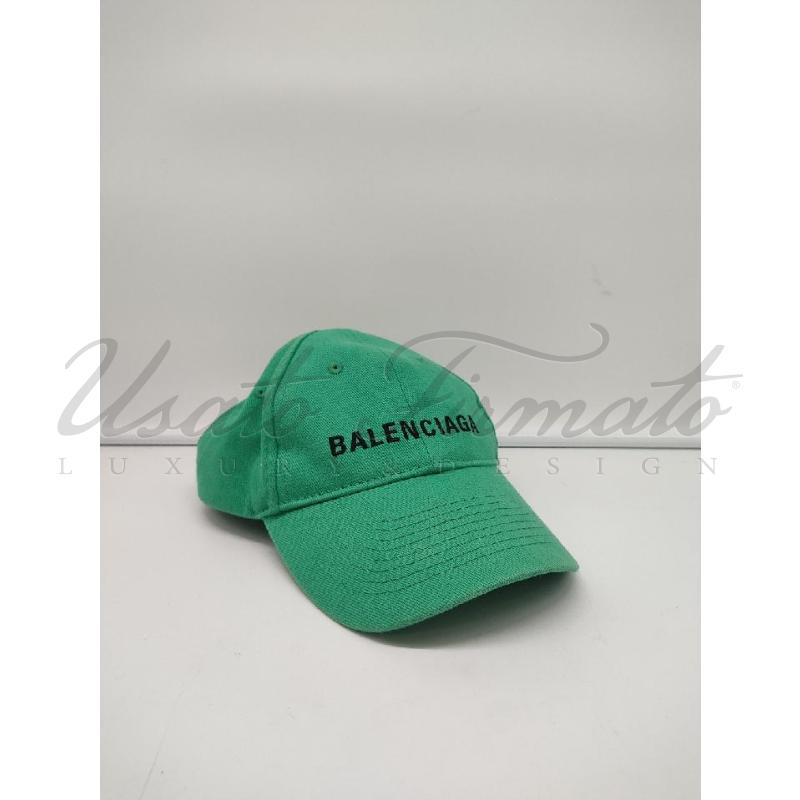 CAPPELLO BALENCIAGA VISIERA VERDE | Mercatino dell'Usato Roma parioli 1