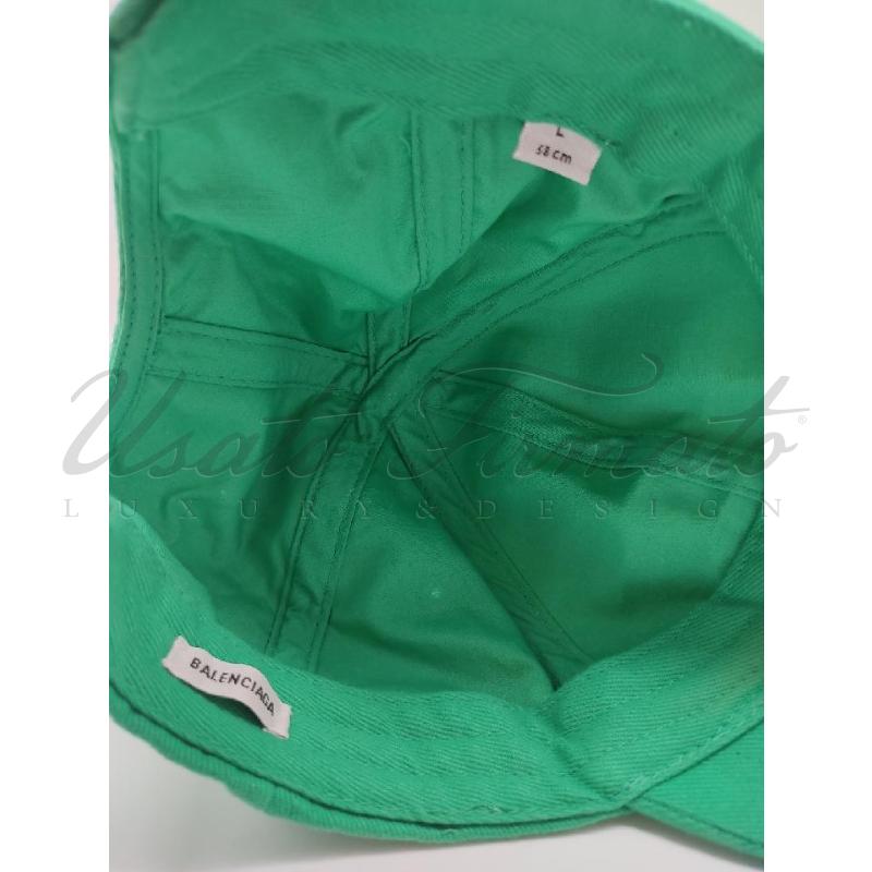 CAPPELLO BALENCIAGA VISIERA VERDE | Mercatino dell'Usato Roma parioli 3