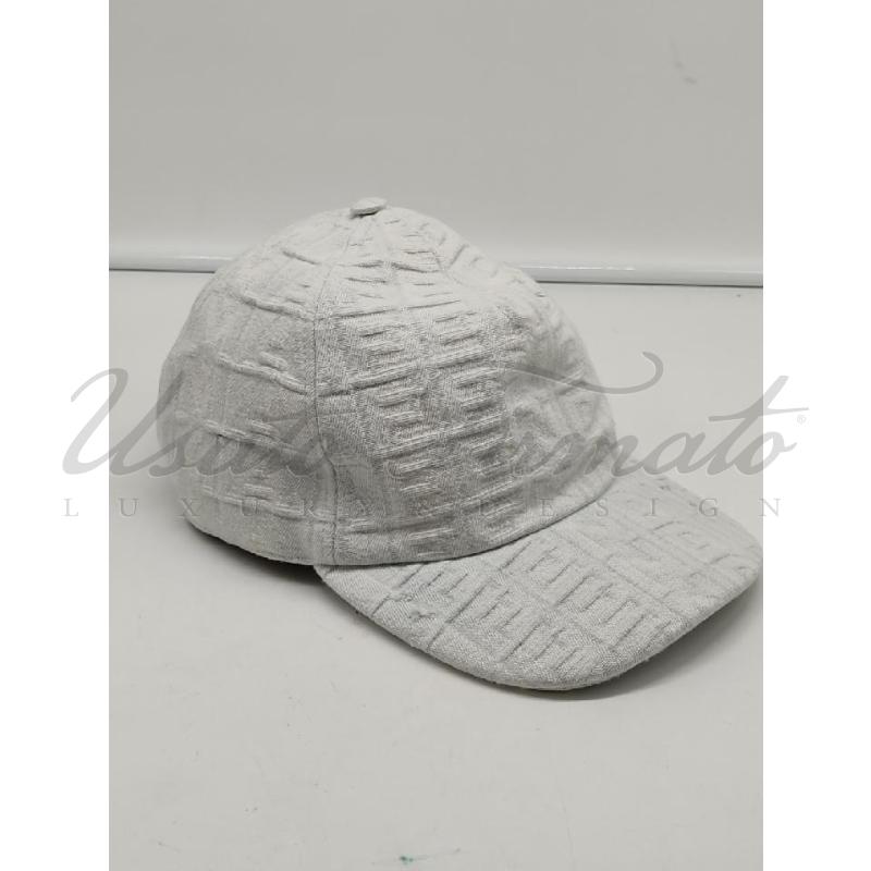 CAPPELLO FENDI BY MARC JACOBS FF BIANCO  | Mercatino dell'Usato Roma parioli 1