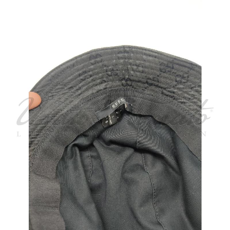 CAPPELLO GUCCI GG NERO PESCATORA WEB TG.L | Mercatino dell'Usato Roma parioli 2