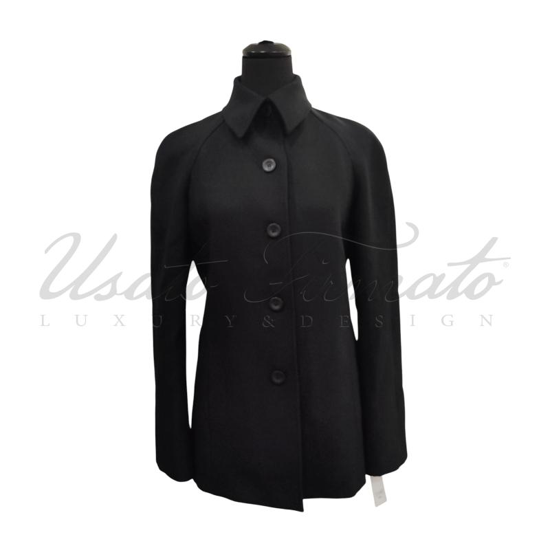 CAPPOTTO DONNA BJBLOS NERO  | Mercatino dell'Usato Roma parioli 1