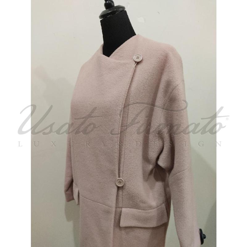 CAPPOTTO DONNA CARLA G LANA ROSA TG 44 | Mercatino dell'Usato Roma parioli 2
