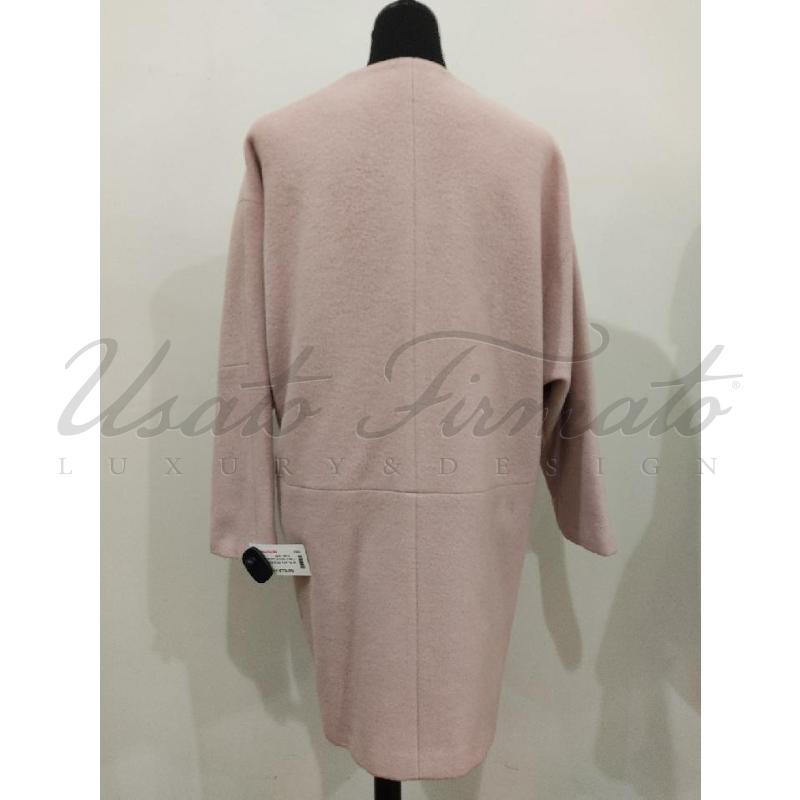 CAPPOTTO DONNA CARLA G LANA ROSA TG 44 | Mercatino dell'Usato Roma parioli 4