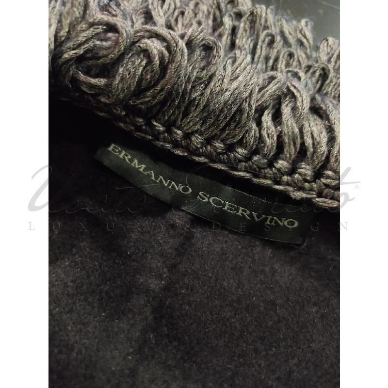 CAPPOTTO DONNA ERMANNO SCERVINO ANGORA BLU TG 42 | Mercatino dell'Usato Roma parioli 4