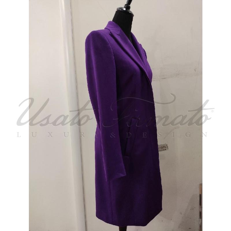 CAPPOTTO DONNA ESCADA VIOLA LANA TG.34 | Mercatino dell'Usato Roma parioli 2