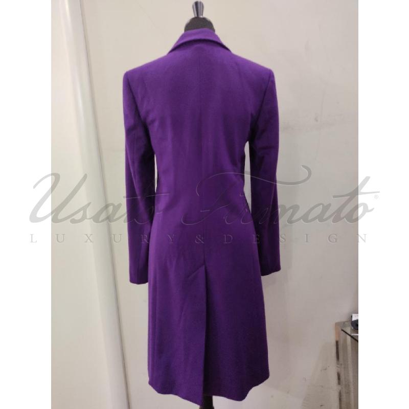 CAPPOTTO DONNA ESCADA VIOLA LANA TG.34 | Mercatino dell'Usato Roma parioli 3