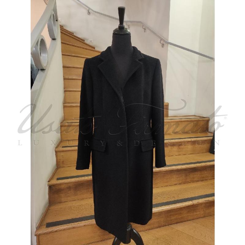 CAPPOTTO DONNA MAX MARA NERO CAMMELLO TG 46 | Mercatino dell'Usato Roma parioli 1