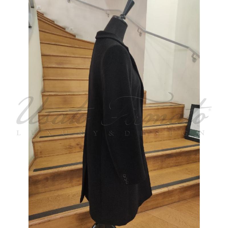 CAPPOTTO DONNA MAX MARA NERO CAMMELLO TG 46 | Mercatino dell'Usato Roma parioli 2