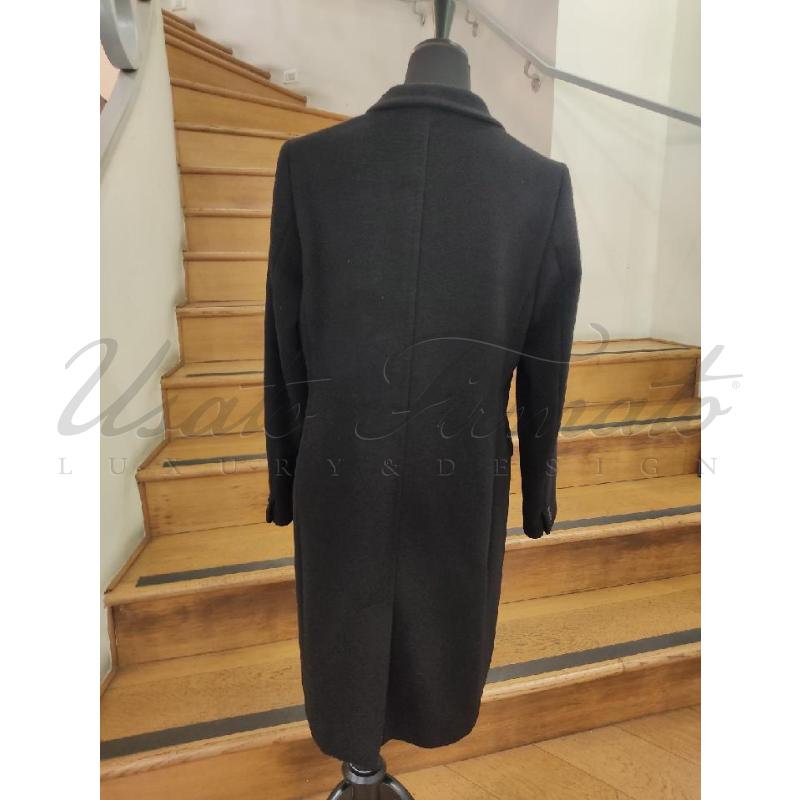 CAPPOTTO DONNA MAX MARA NERO CAMMELLO TG 46 | Mercatino dell'Usato Roma parioli 3