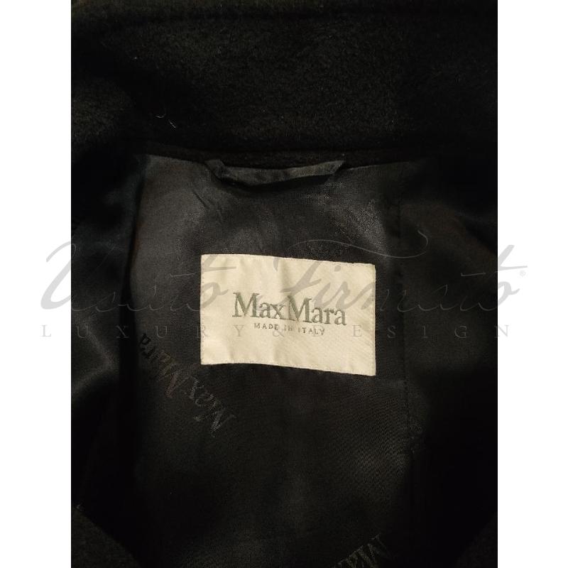CAPPOTTO DONNA MAX MARA NERO CAMMELLO TG 46 | Mercatino dell'Usato Roma parioli 4