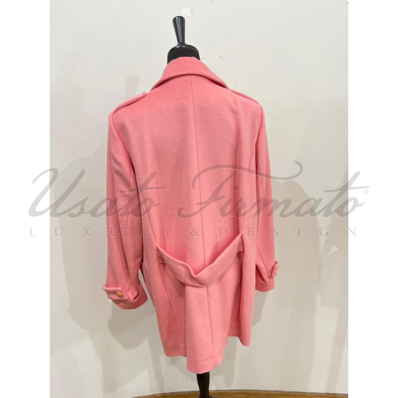 CAPPOTTO DONNA UN JOURS ALLEURS ROSA LANA TG.4  | Mercatino dell'Usato Roma parioli 3