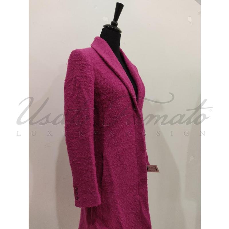 CAPPOTTO DONNA VERSACE JEANS COUTURE FUCSIA TG. S | Mercatino dell'Usato Roma parioli 2