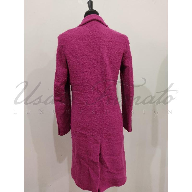 CAPPOTTO DONNA VERSACE JEANS COUTURE FUCSIA TG. S | Mercatino dell'Usato Roma parioli 3