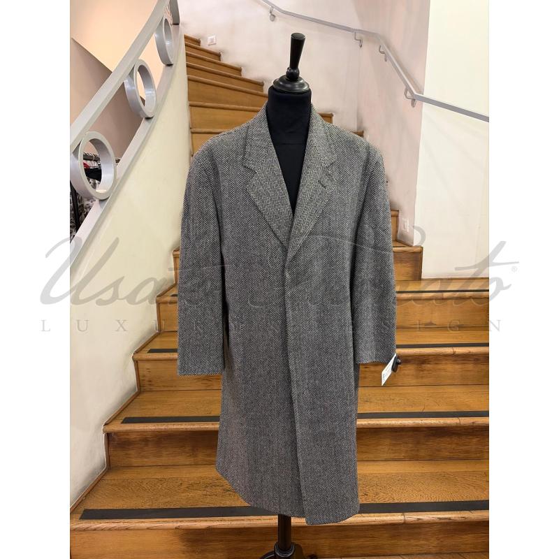 CAPPOTTO UOMO CONFAR GRIGIO CASHMERE TG. 48 | Mercatino dell'Usato Roma parioli 1
