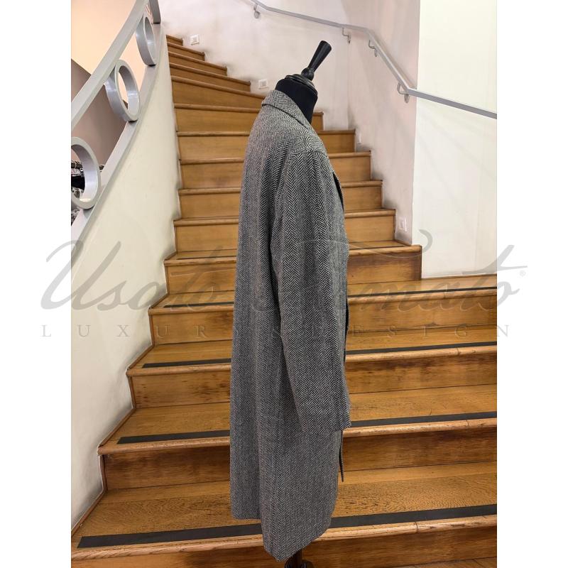 CAPPOTTO UOMO CONFAR GRIGIO CASHMERE TG. 48 | Mercatino dell'Usato Roma parioli 2