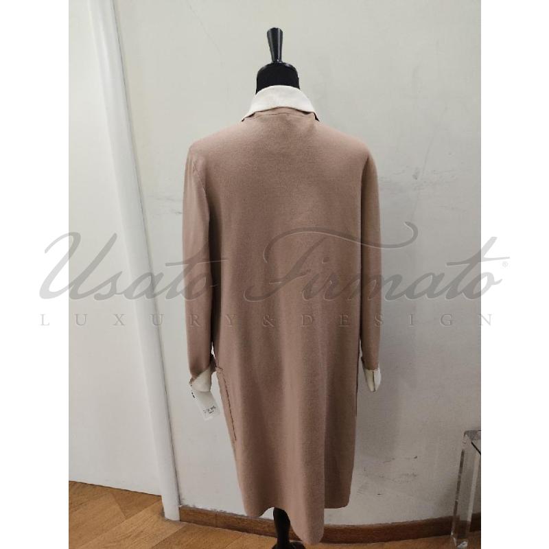 CARDIGAN DONNA CRISTINA GAVIOLI BEIGE TG 44 | Mercatino dell'Usato Roma parioli 3