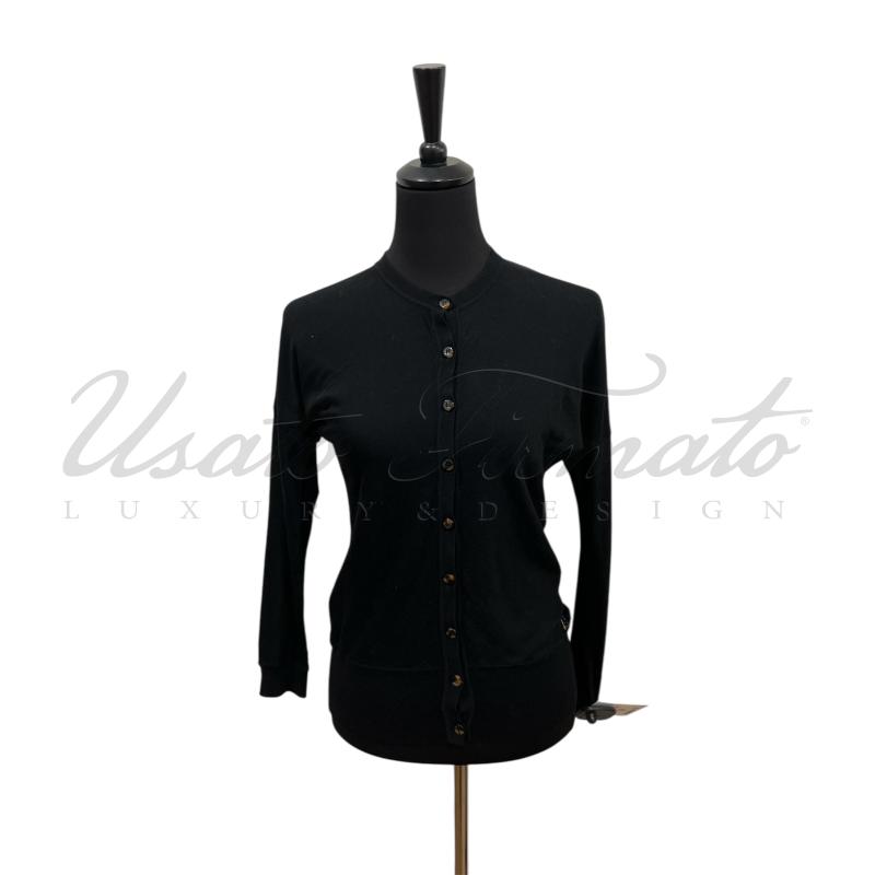 CARDIGAN DONNA FENDI NERO TG 38 | Mercatino dell'Usato Roma parioli 1
