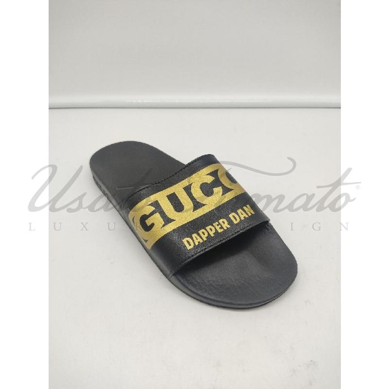 CIABATTE DONNA GUCCI NERE DAPPER DAN  | Mercatino dell'Usato Roma parioli 1
