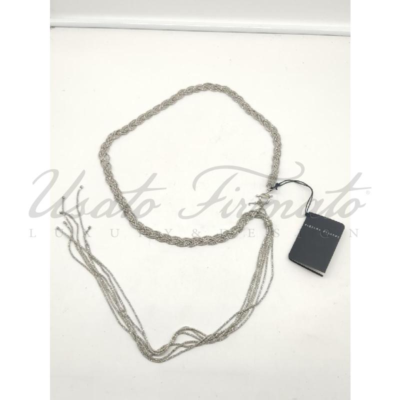 CINTURA DONNA FABIANA FILIPPI TRECCIA STRASS | Mercatino dell'Usato Roma parioli 1