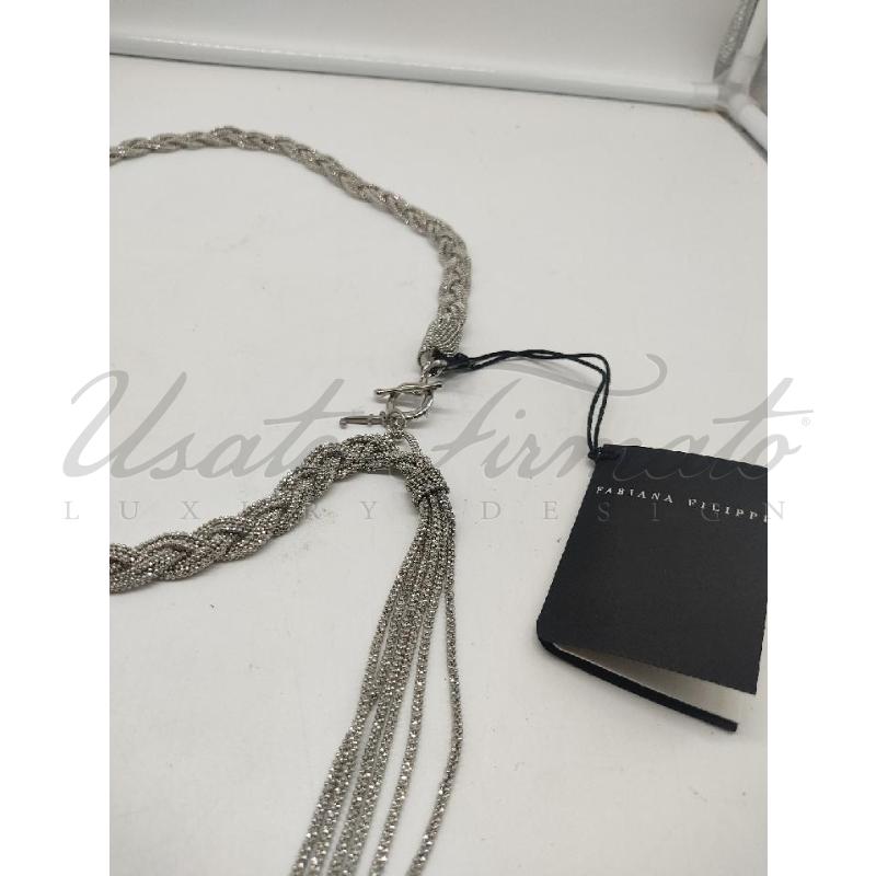 CINTURA DONNA FABIANA FILIPPI TRECCIA STRASS | Mercatino dell'Usato Roma parioli 2