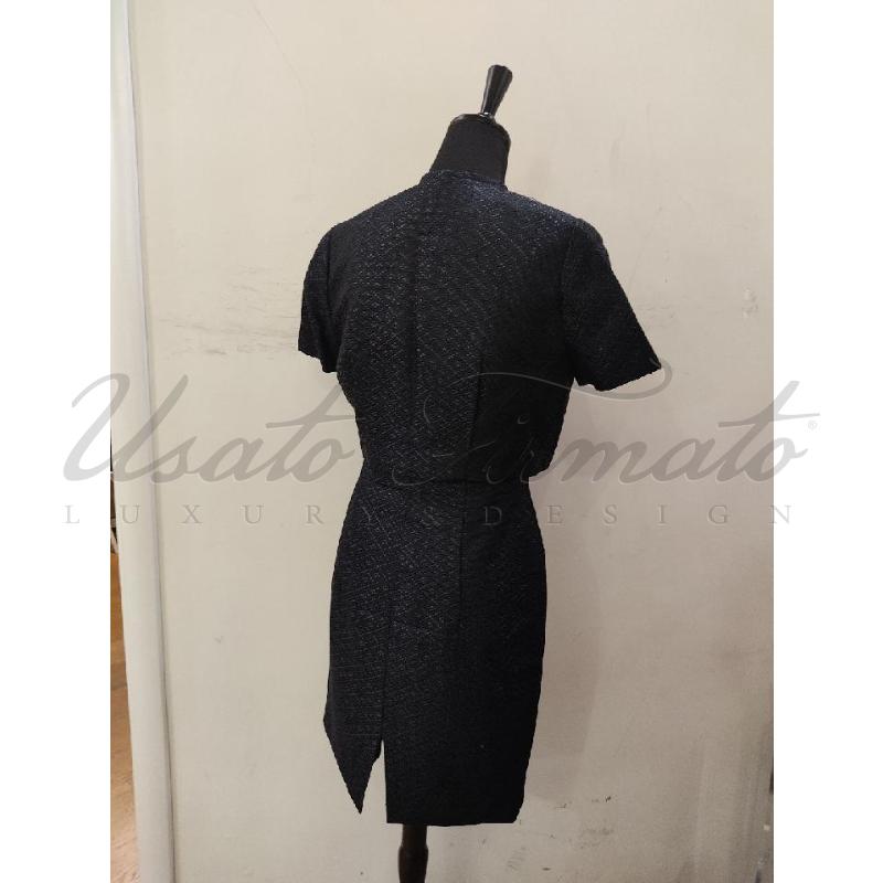 COMPLETO DONNA GAI MATTIOLO BLU BOTTONI ORO TG 44 | Mercatino dell'Usato Roma parioli 3