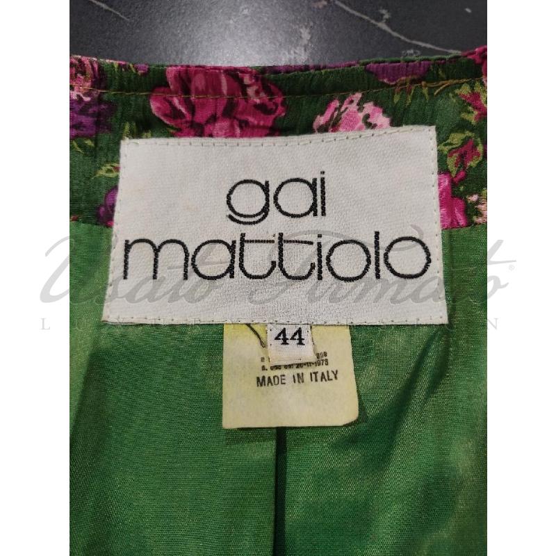 COMPLETO DONNA GAI MATTIOLO SETA FUCSIA TG 44 | Mercatino dell'Usato Roma parioli 4