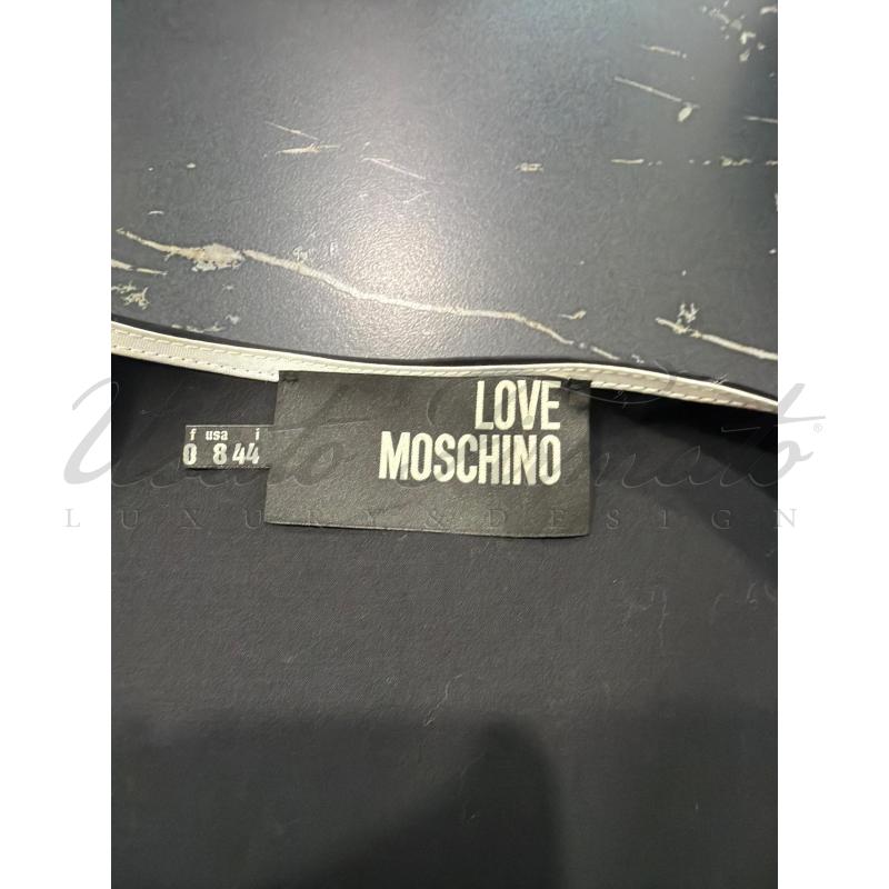 COMPLETO DONNA LOVE MOSCHINO ROSSO NERO TG 44 | Mercatino dell'Usato Roma parioli 4