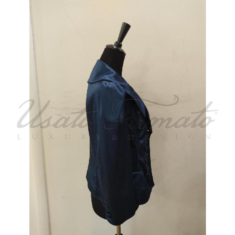 COMPLETO DONNA LUISA SPAGNOLI BLU 2 PZ TG 44 | Mercatino dell'Usato Roma parioli 2