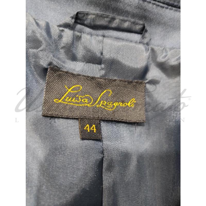 COMPLETO DONNA LUISA SPAGNOLI BLU 2 PZ TG 44 | Mercatino dell'Usato Roma parioli 4