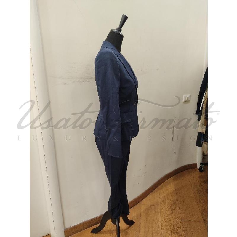 COMPLETO DONNA LUISA SPAGNOLI BLU TG. 40/42 | Mercatino dell'Usato Roma parioli 2