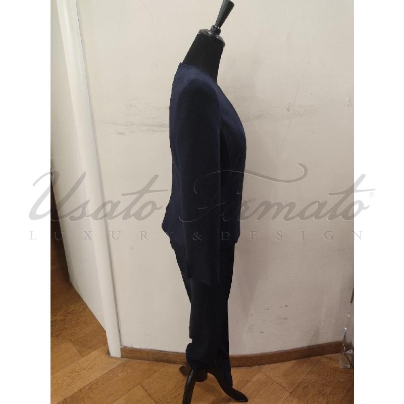 COMPLETO DONNA LUISA SPAGNOLI BLU TG. 42/44 | Mercatino dell'Usato Roma parioli 2