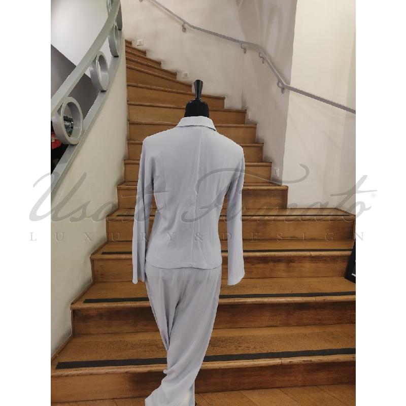 COMPLETO DONNA MAXMARA CELESTE TG 44 | Mercatino dell'Usato Roma parioli 3
